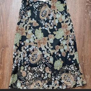 Y2k Floral Layered Skirt Whimsygoth Fairycore Grunge Mandee